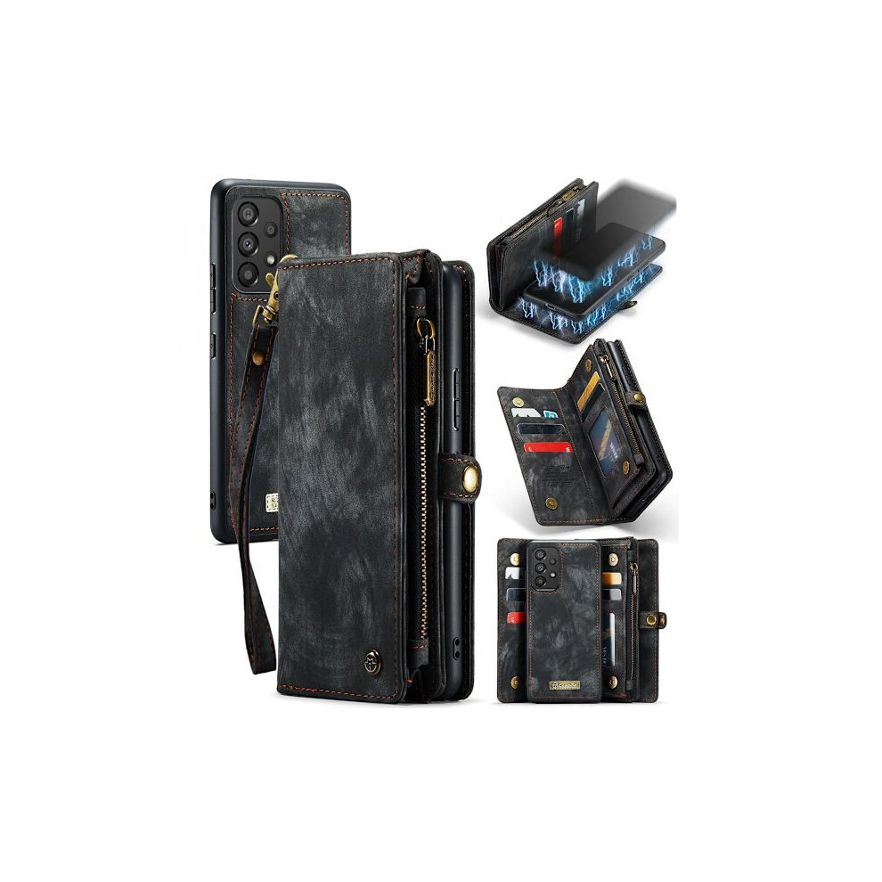 Caseme Multi-Slot 2 In 1 Wallet Case Galaxy A53 Black 9110895391587