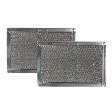 Microwave Grease Filter 2 Pack 5304509444 Aluminum Mesh 12 Ply for Easy Replacement and Efficient Filtration