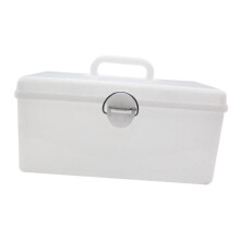Mahjong Storage Case with Handle, Large Plastic Tile Organizer Box for Mahjong Accessories