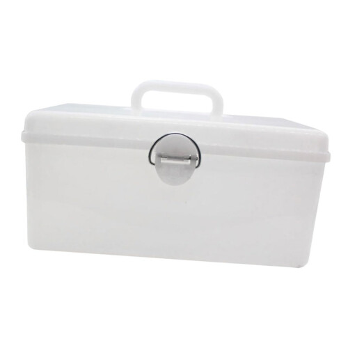Mahjong Storage Case with Handle, Large Plastic Tile Organizer Box for Mahjong Accessories