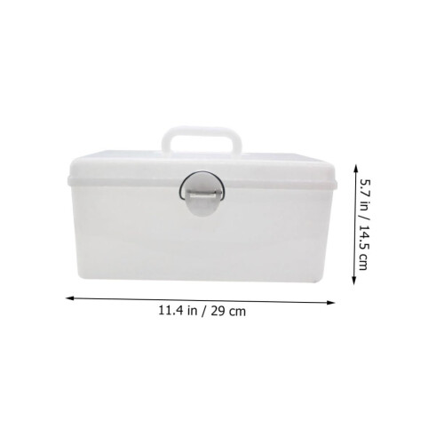 Mahjong Storage Case with Handle, Large Plastic Tile Organizer Box for Mahjong Accessories 1