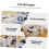 8pcs Transparent Mini Storage Boxes with Lids Stackable Organizer for Crafts and Accessories 3