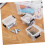 8pcs Transparent Mini Storage Boxes with Lids Stackable Organizer for Crafts and Accessories 4