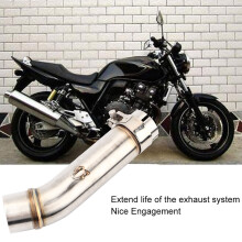 Easy Install Stainless Link Pipe for CB400 Motorcycle Exhaust