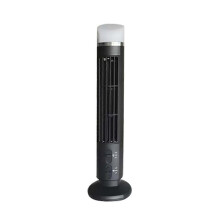 Air Cooler Fan, Streamlined Tower Fan with LED, USB Interface Black