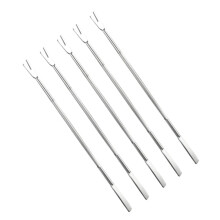 20pcs Stainless Steel Crab Needle Fruit Forks Seafood Picks Nutcracker Needle for Home Restaurant (Silver)