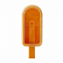 XIUH Kitchen Supplies,Kitchen Tools Silicone Ice Lolly Maker DIY Mould Reusable Ice Cake Cheese Easy to Demoulding Ice (Yellow)