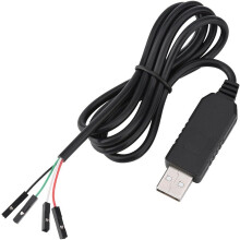 Download Converter Cable, USB To TTL Converter, PL2303HX RS232 Upgraded Converter USB To COM/TTL Serial Adapter STC Download Cable