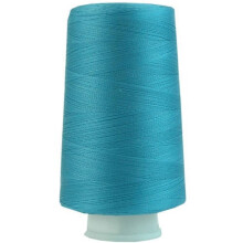 Heavy Duty Cotton Thread 2500 M Cones by Threadart - 40/3 - Color 857 - Teal Blue - 17 Colors Available