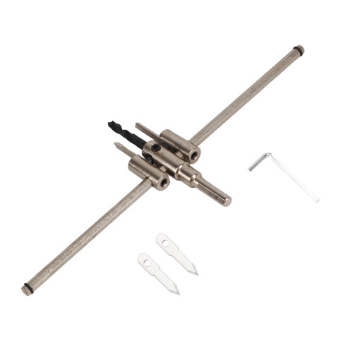 30-300mm Adjustable Hole Saw Drill Bit for Wood & Plastic DIY Projects 1