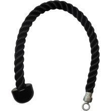 Long Tricep Rope 47/55/63Inch, Compatible with Home Gym Pulley System, Cable Machine Attachment for Tricep Pull Down