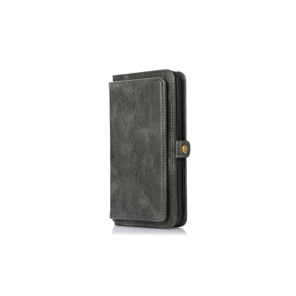 Compatible With Samsung Galaxy S22 - Practical Stylish Wallet Case Dark Green 9389440259140