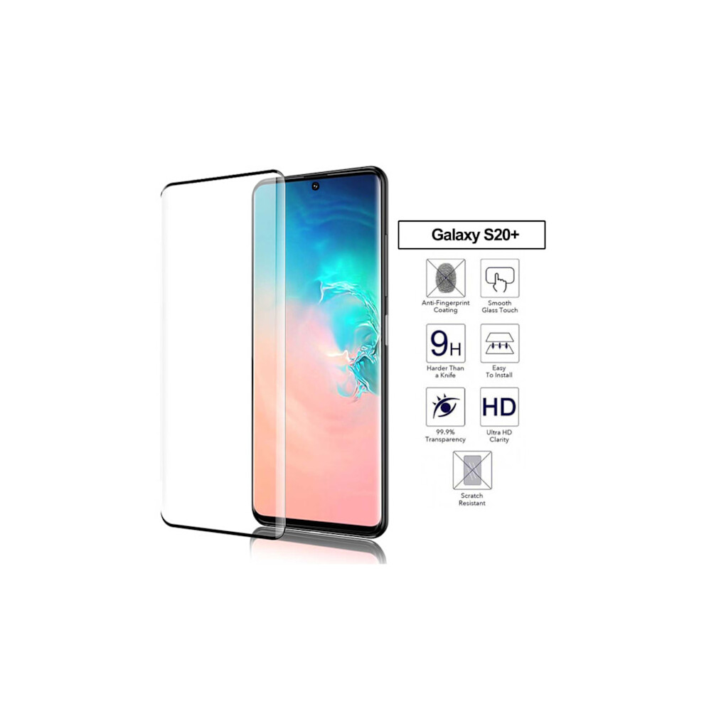 Galaxy S20 Plus Full Coverage Hd Screen Protector Carbon Fiber Display Film Black 9389440259546