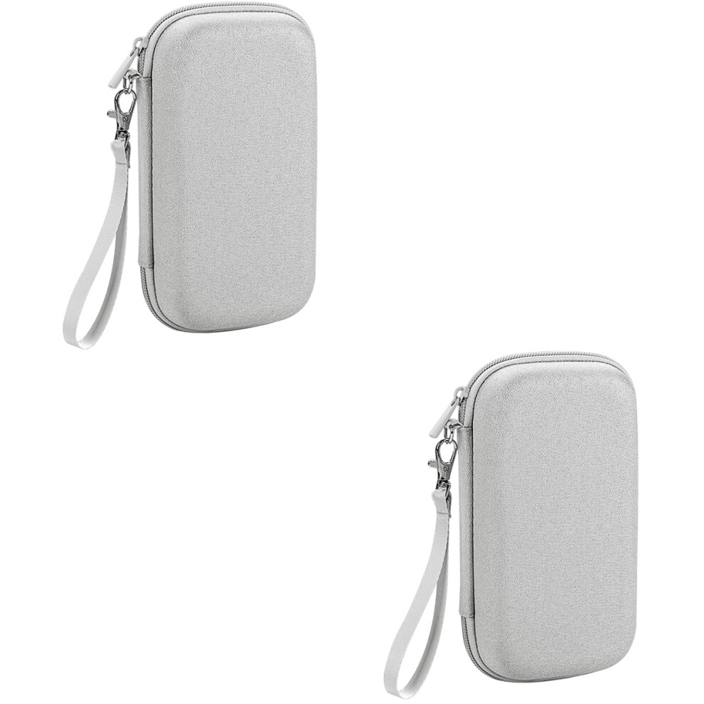 2Pcs Electronics Organizer Travel Charger Cord Data Cables Storage Bag Digital Accessory Organizer 9389440260054