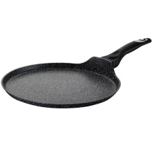 Pancake Pan with Marble Coating - 28 cm Black