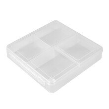 Yakbaofuo Hot Sale Fresh Keeping Box, Meat & Veg Storage, Compatible with Kitchen Fridge/Freezer, Onion Garlic Keeper, 3-Compartment Container