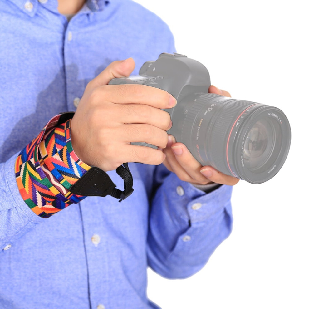 Shoulder Strap,Wristband Slr Dslr (Pu6008c) Style Cotton Pattern Neck Camera Zdhf 9389440407992