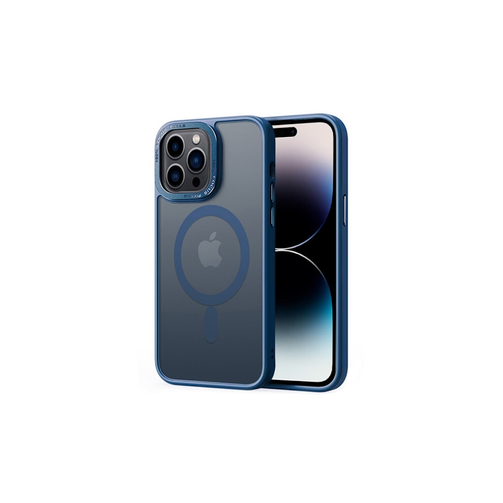 Compatible With Iphone 14 Pro Max Case Magsafe Hybrid Matt Sapphire Blue 9389440409132