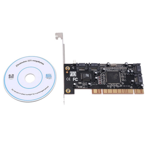 4-Port Controller Card PCI Expand Card 2.0 SATA II