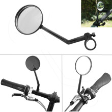 LWZWM Upgrade Bike Accessories Prime Clearance 1Pc Cycling Bike Bicycle Handlebar Flexible Safe Rear View Rearview Mirror (#1 Black)
