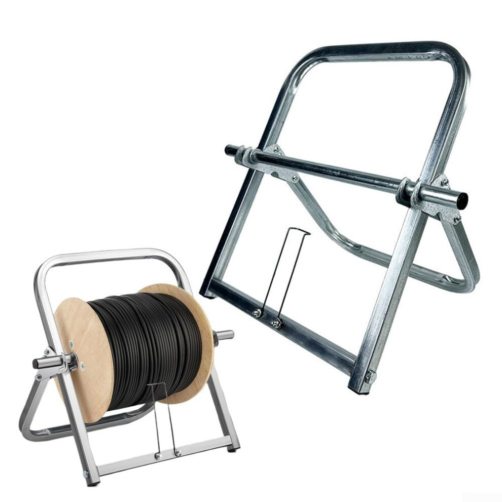 Steel Cable Reel Dispenser Wire Rack Organizer For Workshop Foldable Tangle Storage 9070919145339