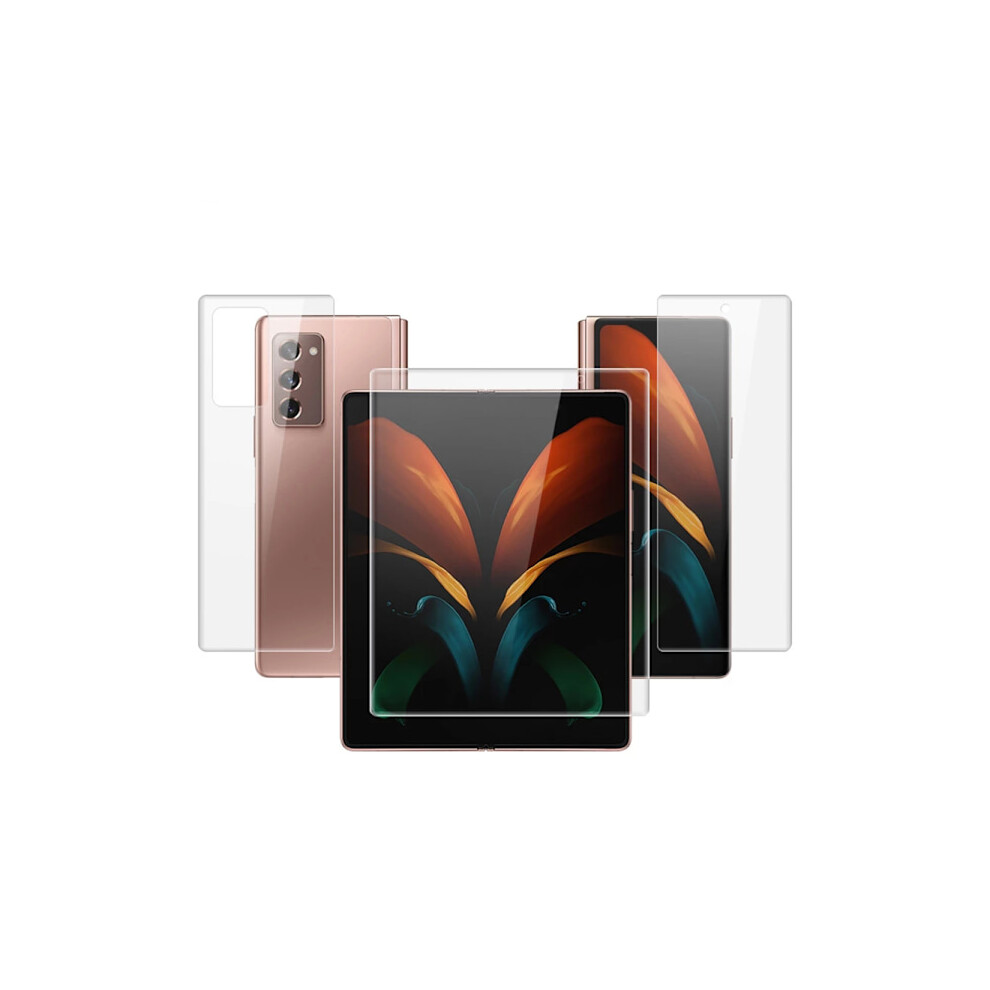 3-In-1 Compatible With Samsung Galaxy Z Fold 2 Hydrogel Screen Protector Transparent 9389440409187