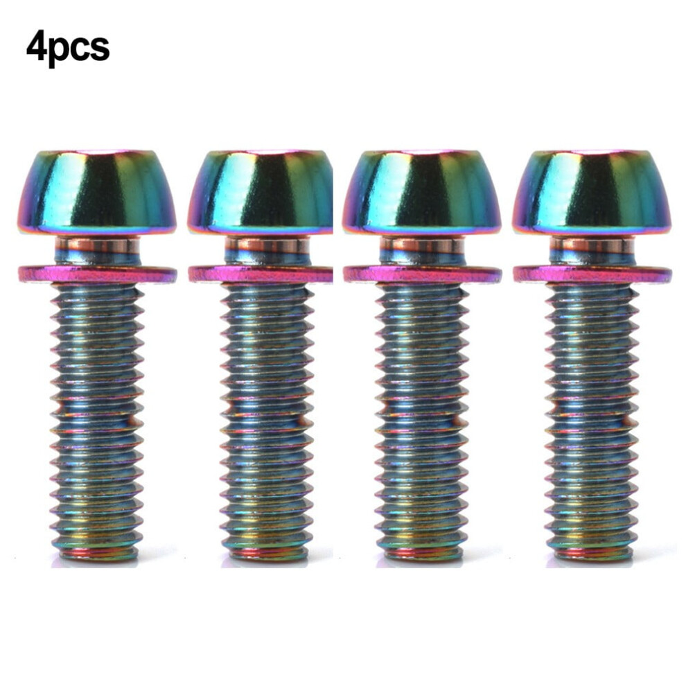 Hongdi 4Pcs M5x20mm M6x20mm Mtb Bike Bicycle Steering Handlebar Stem Screws Bolts 9389440409705