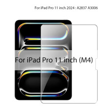 2pcs HD Tempered Glass Screen Protector compatible with iPad 11 inch 2025 (A16/M3), iPad Pro M4 - Anti Scratch Film