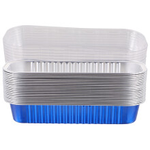 20Pcs Aluminum Foil Loaf Pans Mini Bread Pans Disposable Aluminum Foil Mini Loaf Baking Pans