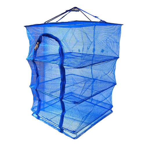 3-Layer Mesh Drying Rack for Tea Dehydrator (Blue)