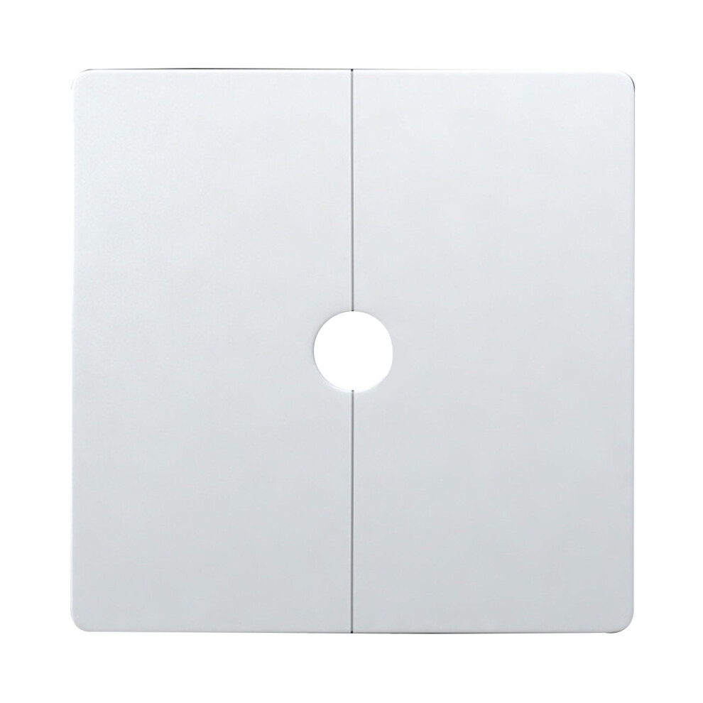 Hotya Wall Hole Decorative Cover Wall Split Flange Square Escutcheon Plate For Beautifying, Covering, Blocking The Pipe Holes 9389440806993