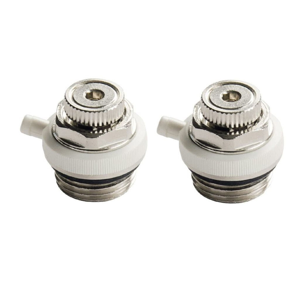 Zriyin 1/2\" For Bsp Automatic Air Vent Auto Cut-Off Self Bleeding Radiator Valve 1/2/3/5Pcs,2Pcs 9389440806955