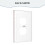 Broncos Switching Lights Single Leather Roman Frame Switch Panel Wall Panel Single Double/Pull Light Switch 4