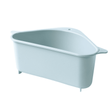 Wsevypo Sink Basket, Triangular Multifunctional Drain Shelf Sink Storage Holder