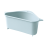 Wsevypo Sink Basket, Triangular Multifunctional Drain Shelf Sink Storage Holder 1