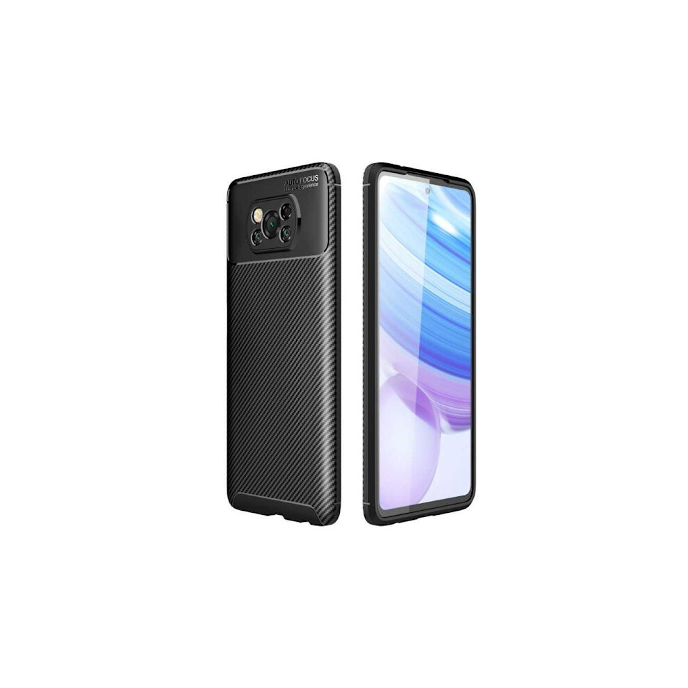 Compatible With Xiaomi Poco X3 Nfc Shockproof Slim Case Fullcarbon V4 Black 9389440861312