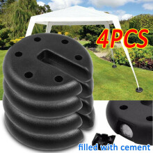 4PCS Quik Shade Set Outdoor Canopy Tent Leg Weights Heavy Duty Anchor Stand Umbrella Gazebo Base