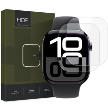HOFI compatible with Apple Watchwith Apple Watch 10 46 mm 2-PACK Screen Protector Pro+ HydroFlex