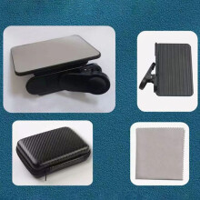 Smartphone Camera Mirror Reflection Clip Phone Reflection Black