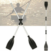 Aluminum Kayak Canoe Paddle 50'' Double-Ended Detachable Boat Afloat Oar Paddles