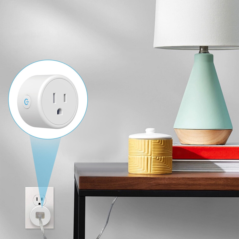 Quinlirra Clearance Smart Mini Plug Compatible With Alexa And Google Home, Wifi Outlet With Timer, 2.4Ghz, No Hub 9389440862135