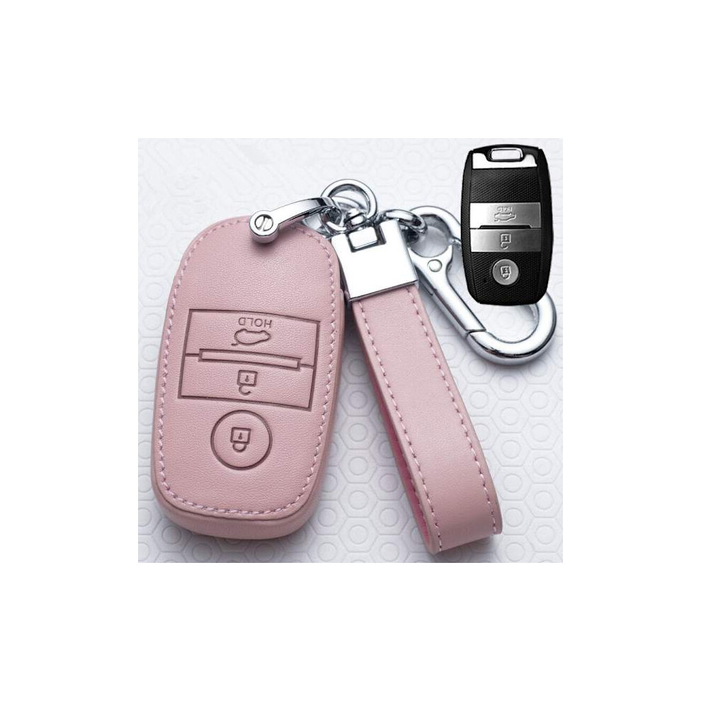 Leather Car Key Case For Kia Rio Ql Sportage Ceed Cerato Forte R Gt Stinger Sorento Optima K2 K3 K4 K5 Picanto For Hyundai A 9389440584846