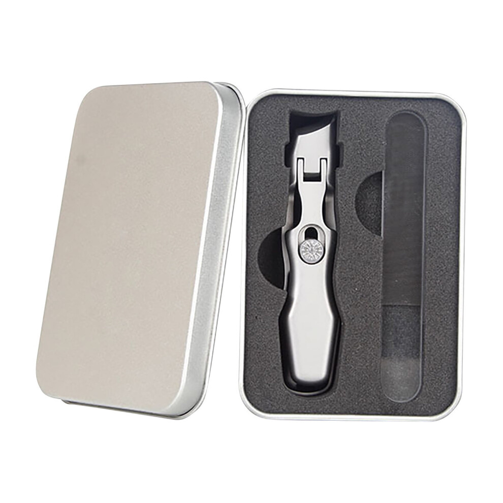 Fankiway Stainless Steel Large Opening Nail Clippers, Compatible with Elderly & Multifunctional Slant Trimming, Portable Home Tool