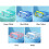 Swimming goggles with large frames for children with earplugs white 3