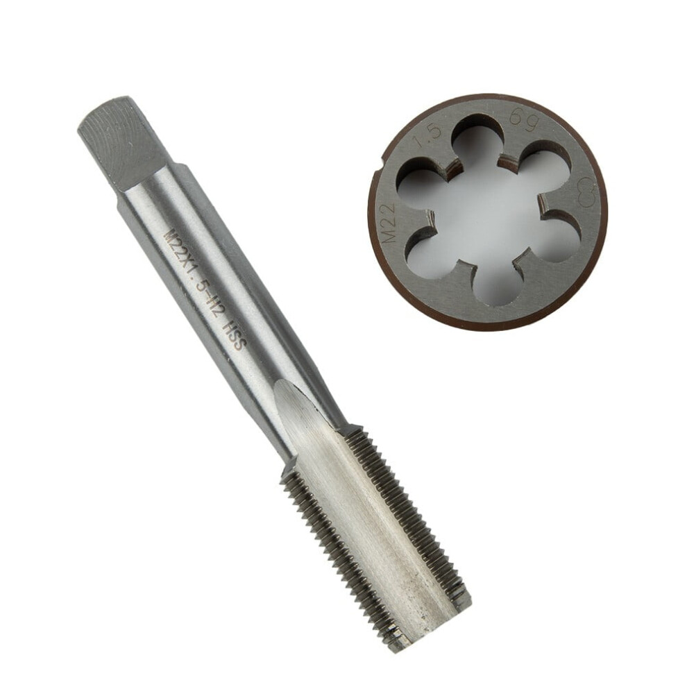 Hss M22 X 1.5Mm Tap & M22 X 1.5Mm Die Metric Thread Right Hand High Speed Steel 9389440586246