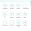 Mini Thermal Printer Green, Inkless, Bluetooth APP Controlled, Portable for Kids DIY Notes Photos Receipts, Compact Design 5