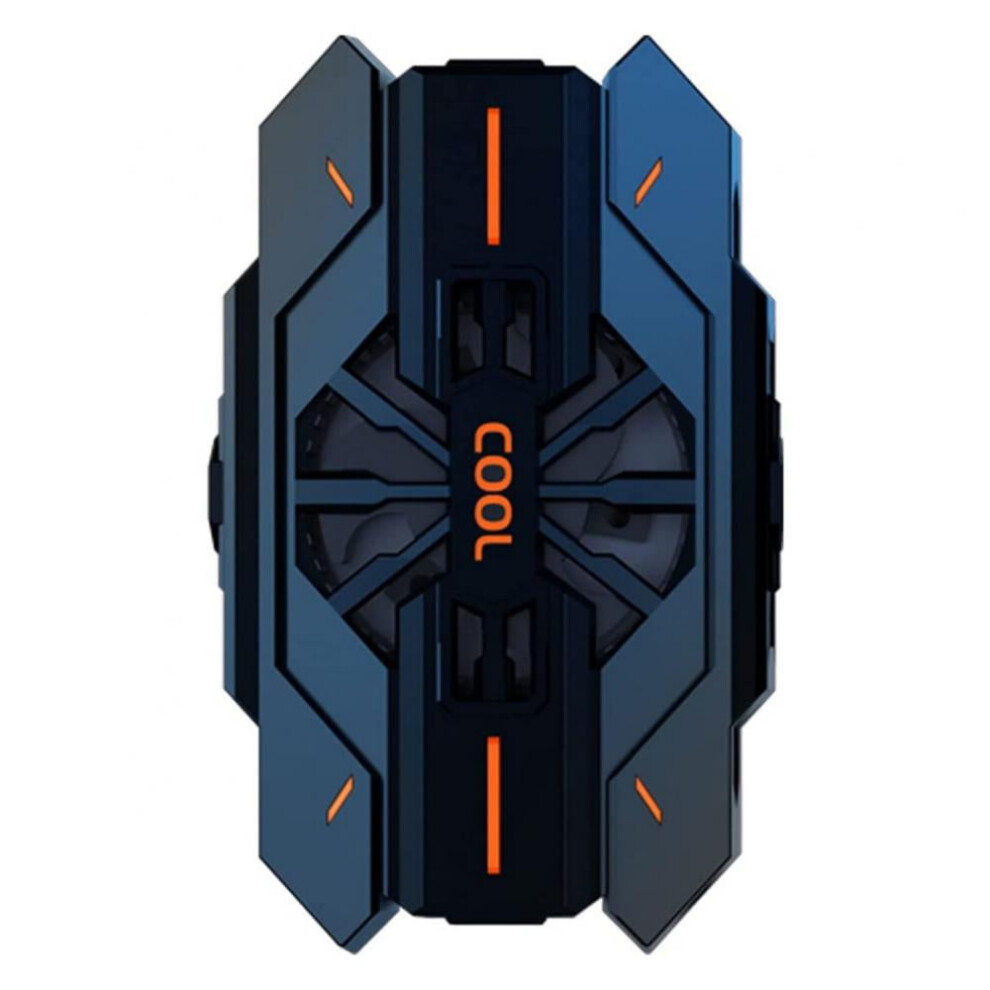 Fun Cooler For Mobile Phone, Compatible With Iphone Ios/Android Gaming Semiconductor Heatsink Cooling Fan (Black) Black 9389440673298