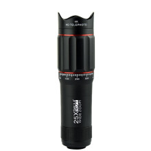 New Outdoor 25x High-Definition Telephoto Lens Mobile Phone External Universal Photo Camera Telescope Lens