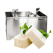 Stainless Steel Tofu Press Mold with Manual Pressure Control for Cheese and Paneer Making