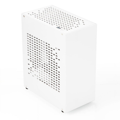 A07 Mini ITX Computer Case Chassis HTPC Host USB3.0 Enclosure Personal Desktop Box White